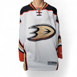 Signed Ryan Getzlaf Anaheim Ducks Away Jersey XL Reebok NHL Hockey New JSA COA